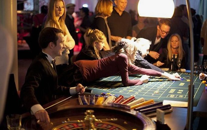 Casino Veranstaltung mit Gästen
